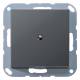 JUNG A590BFAANM cable outlet, m.Zugentlastung Serie A anthracite matt