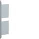 Hager BKIS121306DVERZ End piece steel sheet 12.5x230 mm OT2x80 mm galvanized