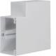 Hager FB8013057035 Flachwinkel Grundprofil aus PVC für FB 80x130 mm lichtgrau