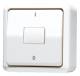 Jung 602AWW AP-Wippschalter Aus 2polig Wippe mit Kennz. 0 I AP600 alpinweiß