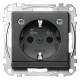 Merten MEG2304-0414 SCHUKO socket BRS with light release + LED StK anthracite system M