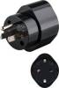 Goobay 45354 Reiseadapter Europa auf USA/Japan, schwarz - für Geräte aus Europa (Typ F) an Steckdosen in USA/Japan (Typ B)