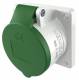 Mennekes 1676 16A4P10H>50-500V100-300Hz Anbaudose