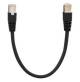 Rutenbeck 23510210 Patchkabel RJ45, CAT6A 500 MHz, 1,0 m, schwarz, S-STP(S/FTP), LSZH, AWG26, PK Cat.6A iso U 6 kV HF 1,0 m sw