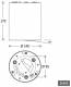 Lts Licht und Leuchten 651063 LTS BTN-A 302.30.35/DALI Button surface-mounted downlight LED 27W 830 2680LM DALI