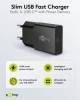 Goobay USB-C™ PD GaN Schnellladegerät Slim (25 W) schwarz