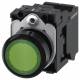 Siemens 3SU11020AB403BA0 push button illuminated 22mm round green button 1S AC/DC 24V