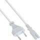 Inline 16602W Netzkabel Netzstecker auf Euro 8 C7 Steckdose