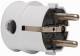 KOPP 178502007 Vollgummischutzkontakt-, winkelst.IP20 3x1,5qmm 16A Arctic white