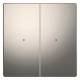 Merten MEG5220-6050 Wippen Taster-Modul 2fach Nickelmetallic