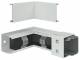 Hager FWKP6006049016 inside corner FWK-Plus 60x60 mm white powder-coated