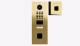 DoorBird D2101FV EKEY IP Video Türstation Messing Optik PVD