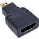 InLine HDMI Adapter, HDMI Bu auf HDMI D St