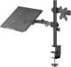 Goobay Basic Monitorhalterung mit Laptop-Arm - für Laptops von 10–39,6 cm ( 15,6 inch ) (25–40 cm) und Monitore von 17–68,6 cm ( 27 inch ) (43–69 cm), max. 10 kg