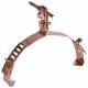 Dehn + Soehne 202027 Dehn roof conductor holder Cu , DEHNQUICK round wire 6-10 mm