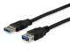 Equip Kabel USB-A3.0->A Erweiterung St/Bu 2.00m schwarz Polybeutel