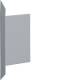 Hager BKIS121306EVERZ End piece steel sheet 12.5x130 mm OT 80 mm galvanized