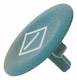 Schneider Electric ZBA346 Schneider front element round flat designation I in diamond green for pushbutton D22mm