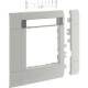 Hager GR1002KA7035 Rahmenblende modular BR ZS 55 mm OT100 hfr Bfeld lichtgrau