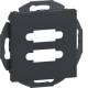 Hager GSETMM3029011 Mounting frame 2-way for MM type 30+Z-disc 55 graphite black