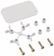 Spelsberg TK MPS-77 mounting plate steel, 45x45x2mm 19,700,101