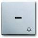 Busch Jaeger 2CKA001751A2952 BJ 1789KI-83 Cover for button with future linear bell symbol, aluminum silver