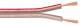 Goobay 15118 Lautsprecherkabel transparent - 10 m Rolle, Querschnitt 2 x 0,5 mm², Kupfer