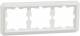 Merten MEG4030-4735 D-Antique frame 3-way lotus white