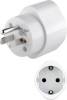 Goobay 45355 Reiseadapter Europa auf USA/Japan, weiß - für Geräte aus Europa (Typ F) an Steckdosen in USA/Japan (Typ B)
