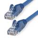 STARTECH.COM 10m LSZH CAT6 Ethernet Cable - 10 Gigabit 100W PoE RJ45 UTP Network Patch Cord Snagless - Blue ETL