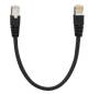 Rutenbeck 23510220 Patchkabel RJ45 CAT6A 500 MHz 2 m schwarz S-STP(S/FTP) LSZH AWG26 PK Cat.6A iso U 6 kV HF 2,0 m sw