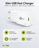 Goobay USB-C™ PD GaN Schnellladegerät Slim (25 W) weiß, w