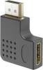 Goobay DisplayPort™-Winkeladapter 90° nach rechts, schwar