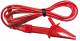Messleitung McPower mit Kroko-Klemme, 120cm, rot