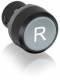 ABB KPR1-101L reset button without plunger blue, flat, text: R CombiLine-Modular