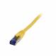 Patchkabel RJ45, CAT6A 500Mhz, 1,5m, gelb, S-STP(S/FTP), TPE/LSZH(Superflex), AWG26, Synergy 21