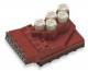 WAGO 772-267 power supply module with strain relief plate housing 5p red