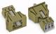 WAGO 890-773 plug snap-in version 3-pin 0.25 - 1.5 sqmm light green