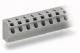 WAGO 254-556 1-Leiter-Klemmenleiste für Leiterplatten 0,5-2,5 qmm grau