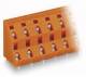 WAGO 736-862 double-decker terminal strip for circuit boards 0.08-2.5 mm² orange