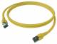 ZVK EasyLan CP1KYBYBY0075 FlexBoot Kat.6 Patchkabel geschirmt gelb 7,5m