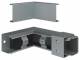 Hager FWKP600604VERZ inside corner FWK-Plus 60x60 mm galvanized