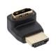 InLine® HDMI Adapter, Stecker / Buchse, gewinkelt oben, 4K2K