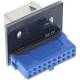 InLine® USB 3.0 zu USB 3.1 Frontpanel Key-A Adapter gerade intern