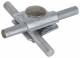 Dehn + Soehne 390060 DEHN MV Clamp St / tZn f. 8-10m Rd, Flachrundschraube u. Nut