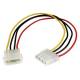 StarTech.com 12in Molex LP4 Power Extension Cable - M/F - For Hard Drive