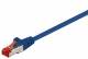 Goobay 68276 CAT 6 patch cable, S/FTP (PiMF), blue - LSZH halogen-free, copper