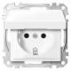 Merten MEG2310-0325 Socket outlet BRS, m.Klappdeckel StK SHINY aktivwhite. Sys.M