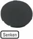 Moeller 218193 EATON M22-XD-S-D18 flat panel keys, black lettering Lower 