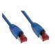 InLine Patchkabel S/FTP PiMf C6 blau 0,5m